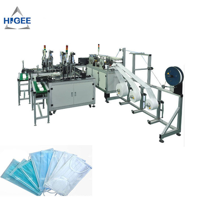China 3 ply surgical mask machine nonwoven surgical mask machine full automatic disposable mask making machine supplier